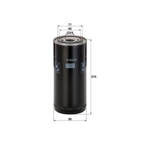 Масляний фільтр W962/36 MANN-FILTER