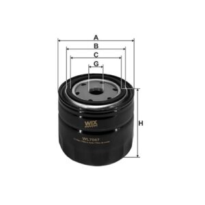 Масляний фільтр WX WL7067 WIX