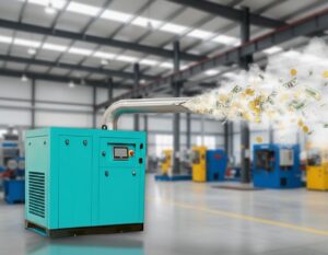 Детальніше про статтю 🌬️ Невидимка, що краде ваші гроші: Як знайти та усунути витоки повітря у компресорі та заощадити електроенергію! 💰